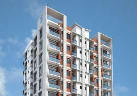 1100 sqft, 3 Beds Under Construction Flat for Sale at Ashulia Model Town. Apartment/Flats at 