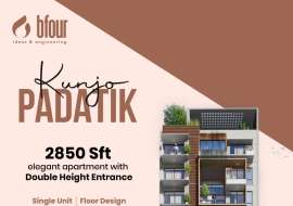 2850 sqft, 4 Beds Under Construction Apartment/Flats for Sale at Jolshiri Abason Apartment/Flats at 