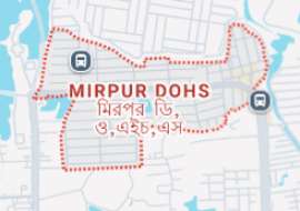 2250 sqft, Lake View Office Space for Rent at Mirpur DOHS Office Space at 