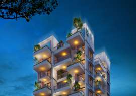 Rooftop Swimming Pool, 2380 sqft, 3 Beds Ready Apartment/Flats for Sale at Bashundhara R/A Apartment/Flats at 