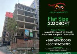 2230sqft flat for Sale at Banasree Apartment/Flats at 