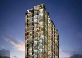 1257 sq.ft, 3 Beds,3 Balconies,3 Baths,Living,Dining,Kitchin Under Construction for Sale at Manda Land Sharing Flat at 