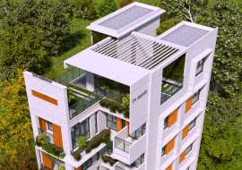 South Facing 1540 sqft Apartment for Sale at Aftabnager Dhaka Apartment/Flats at 