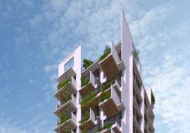 Luxury South Facing 4 Bed Room Flat at Jolshiri Abashon Apartment/Flats at 